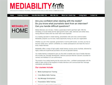 Tablet Screenshot of mediability.com.au