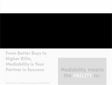 Tablet Screenshot of mediability.net